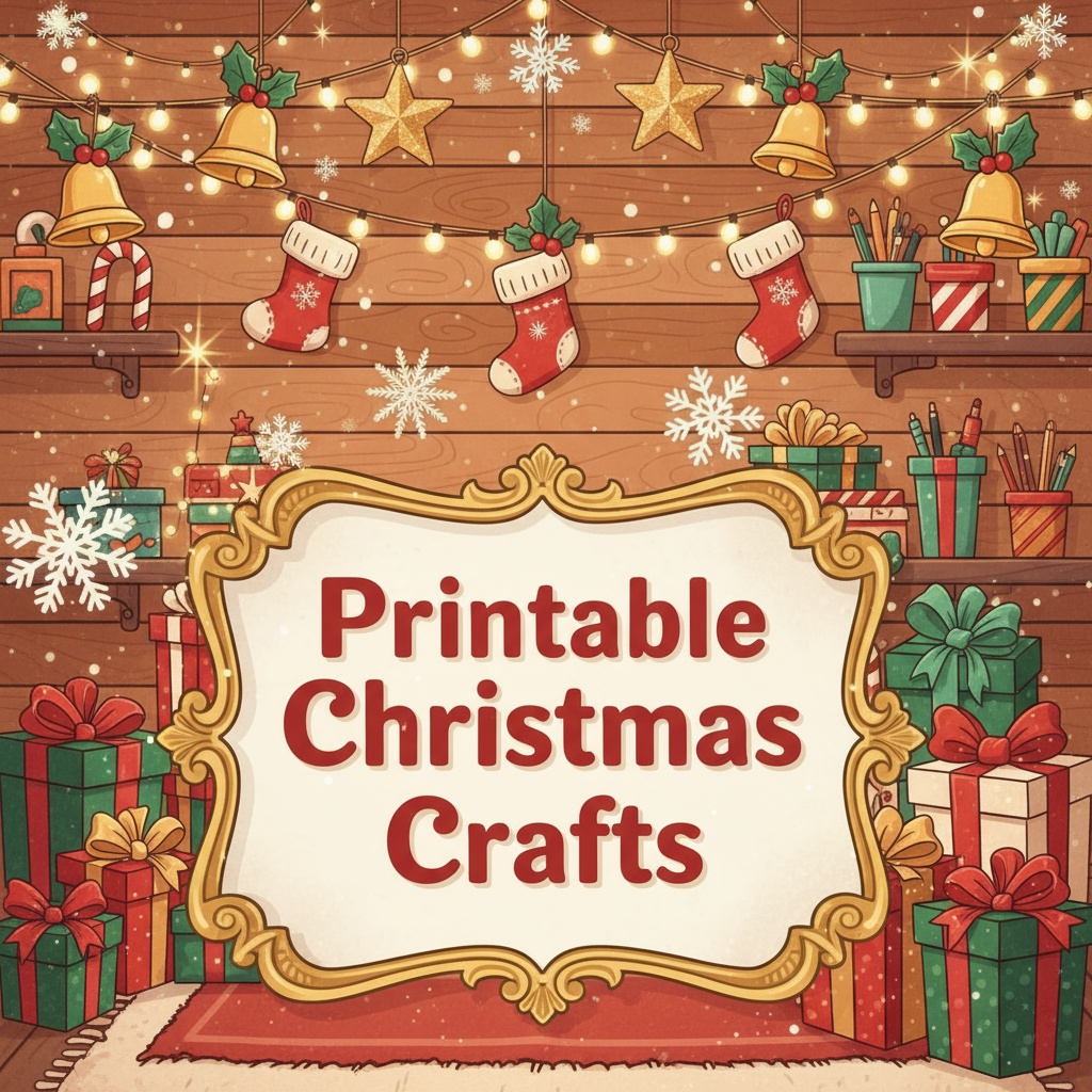 Magical Christmas Printables | Garland Crafts and Festive Decorations